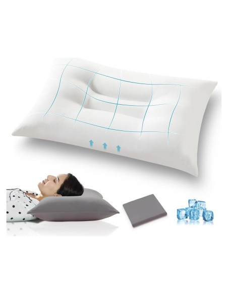 Almohada de Enfriamiento Globon Reina Suave Ergonométrica 76x46cm