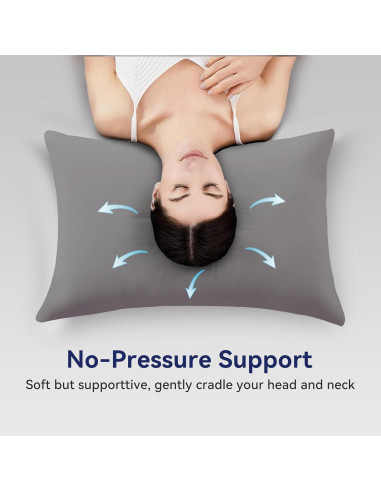 Almohada de Enfriamiento Globon Reina Suave Ergonométrica 76x46cm