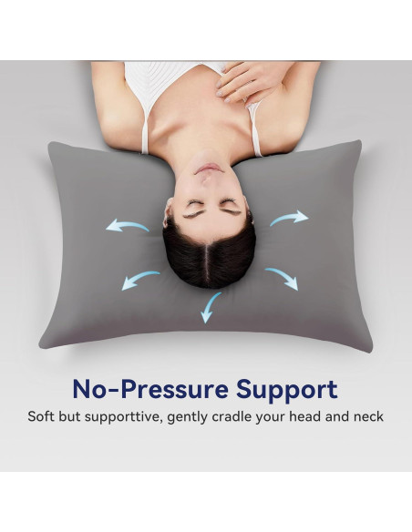 Almohada de Enfriamiento Globon Reina Suave Ergonométrica 76x46cm