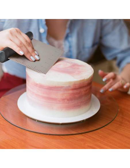 Raspador de Masa de Acero Inoxidable Liu 16x9.9cm Negro