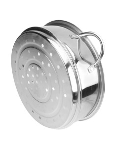 Cesta de Vapor Apilable Hemoton 22cm Acero Inoxidable