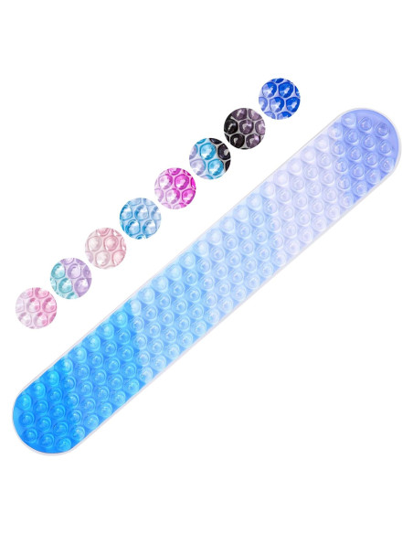 Juego de Reposamuñecas de Gel ABRONDA Acuamarina Ergonómico