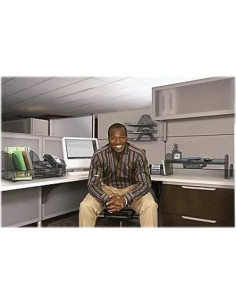 Bandeja Organizador de Escritorio Safco Onyx con Cajón Negro 2