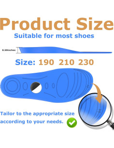 Plantillas Protectores Airtag RFUNGUANGO para Niños y Ancianos - Tamaño 135-150mm 2