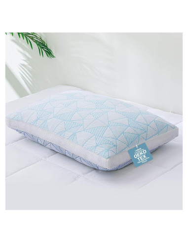 Almohada Ajustable Caelorin Queen Viscosa Bambú Espuma Memoria