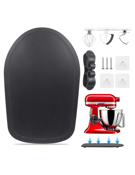 Alfombrilla deslizante KitchenAid 4.5-5 Qt con organizador