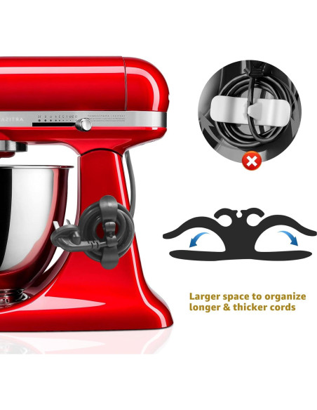 Alfombrilla deslizante KitchenAid 4.5-5 Qt con organizador