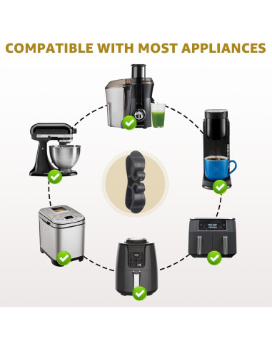 Alfombrilla deslizante KitchenAid 4.5-5 Qt con organizador