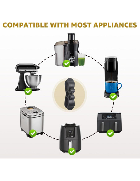 Alfombrilla deslizante KitchenAid 4.5-5 Qt con organizador