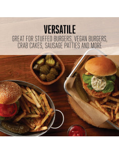 Prensa para Hamburguesas Weston 11.4 cm Aluminio Antiadherente 2