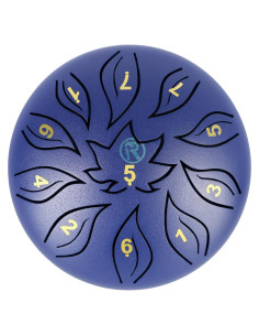 Tambor de Lengua RANMING 15 cm 11 Notas Acero Violeta Azul