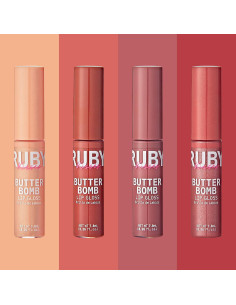 Brillo de Labios Ruby Kisses Butter Bomb 7.8mL No Pegajoso 2