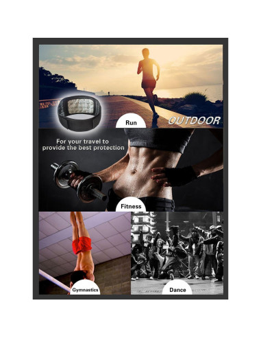 Soporte Lumbar MAIBU Autocalentable Ajustable M para Alivio Dolor