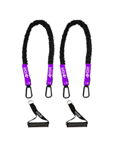 Cuerdas de Resistencia 4KOR Fitness - Par de 2 Mangos Universales