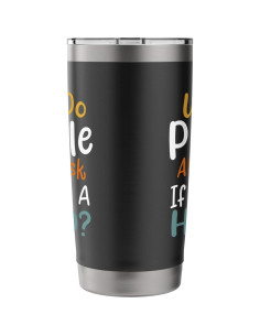 Vaso Térmico de Acero Inoxidable 20 oz Negro - Humor de Prótesis 2