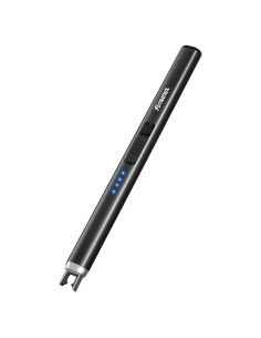 Encendedor Eléctrico Futratrix Negro Recargable USB a Prueba de Viento