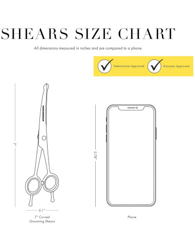 Tijeras de Aseo para Mascotas Tweezerman 18 cm Curvadas