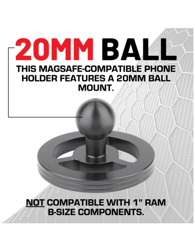 Soporte Magnético para Teléfono Móvil Bulletpoint MagSafe 7cm