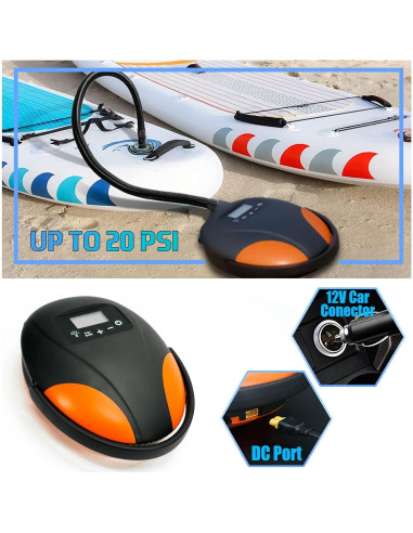 Bomba Eléctrica de Aire Furein para Paddle Board 20 PSI