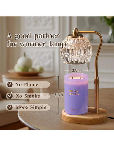 Vela Aromática de Soja Goodpick Glicinia 622g - Larga Duración