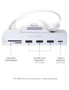 Satechi Hub USB-C para iMac 2021 - Adaptador 4 Puertos 2