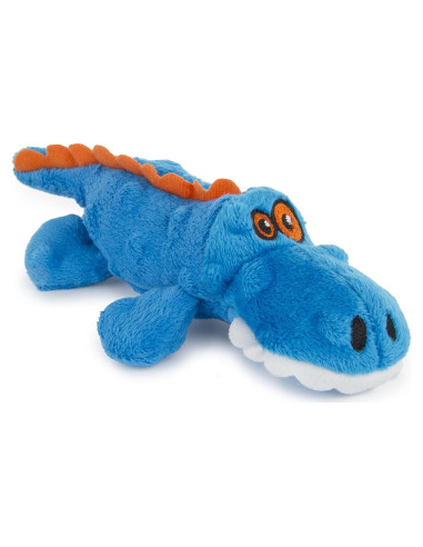 Juguete para Perros goDog Gator Mini Azul con Squeaker