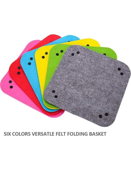 Bandeja de Valet Plegable de Fieltro OliviaLiving - 6 Unidades Multicolor
