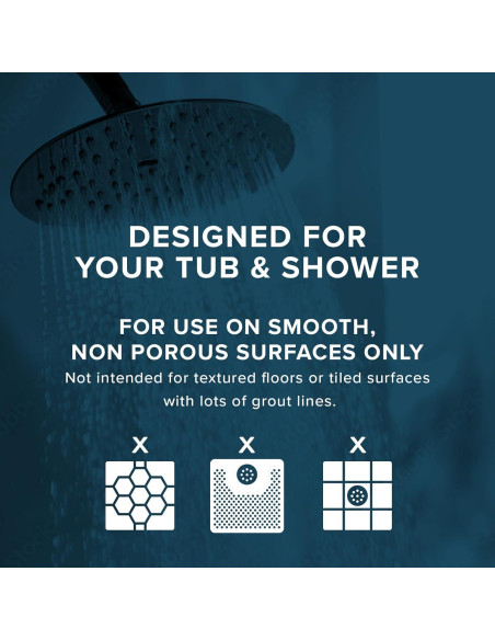 Tapete de Baño Antideslizante SlipX Solutions Blanco 45.72x91.44 cm