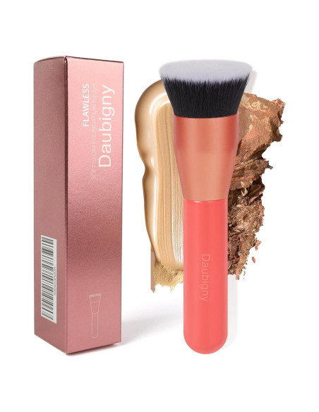 Brocha de Fundación Daubigny 3.3 cm Rojo - Maquillaje Premium