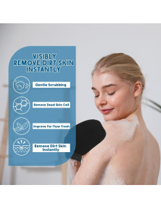 Guantes Exfoliantes Corporales Effloresce Beauté - Paquete de 4 2