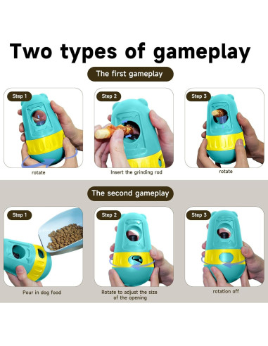 Dispensador de Comida Interactivo GCZSLP Verde 20x15cm