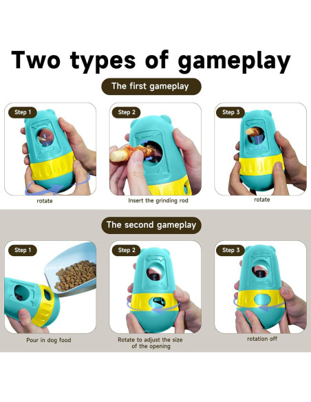 Dispensador de Comida Interactivo GCZSLP Verde 20x15cm