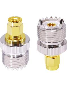 Adaptador Coaxial UHF a SMA CNARIO 2PCS - Baja Pérdida 2