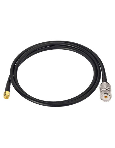 Adaptador Antena Radioaficionado Bingfu SMA Macho a UHF 1m