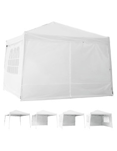 Carpa Plegable Elevon 3x3m con Paredes Laterales y Accesorios