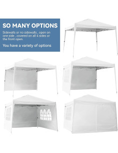 Carpa Plegable Elevon 3x3m con Paredes Laterales y Accesorios 2