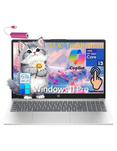Computadora portátil HP 15.6" táctil, 16GB RAM, 512GB SSD