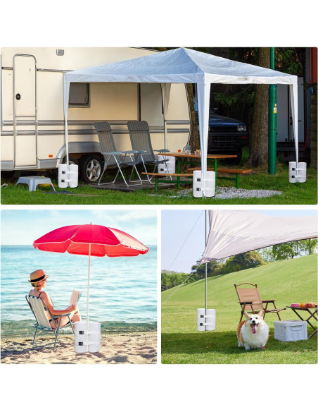 Conjunto de 4 Bolsas de Peso Ikerall para Carpa 36 kg