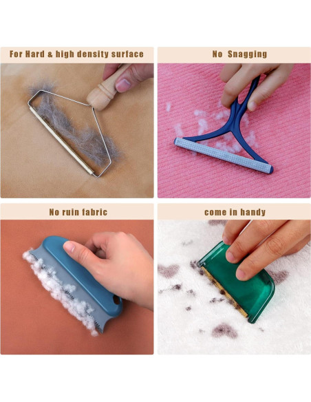 Removedor de Pelo de Mascota AXLUNAR - Paquete de 4 Herramientas