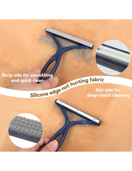 Removedor de Pelo de Mascota AXLUNAR - Paquete de 4 Herramientas