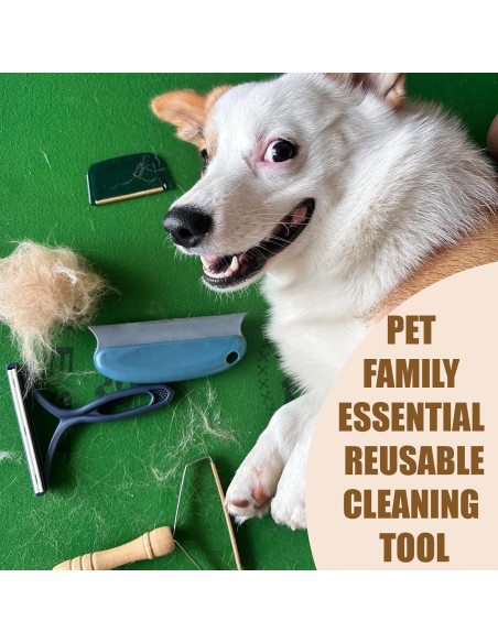 Removedor de Pelo de Mascota AXLUNAR - Paquete de 4 Herramientas