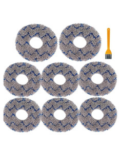 Paños de Mopa Reutilizables Sgizoku para ECOVACS DEEBOT - 8 Unidades