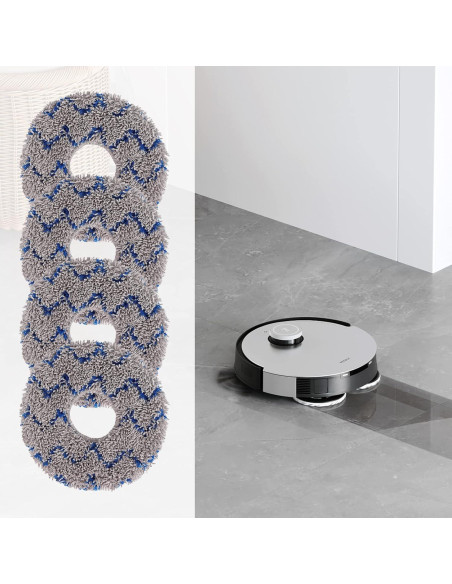 Paños de Mopa Reutilizables Sgizoku para ECOVACS DEEBOT - 8 Unidades