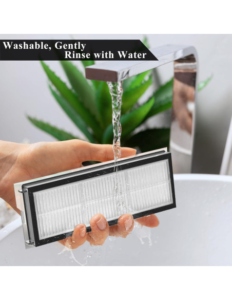 Filtro HEPA Soniicmomo Compatible con Roborock Qrevo - Paquete de 6