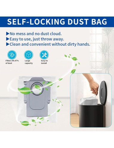 Kit de Accesorios 18 Piezas JYAILIFES para Roborock S10R