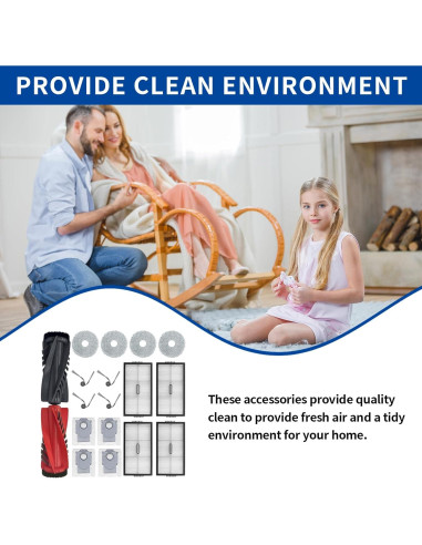 Kit de Accesorios 18 Piezas JYAILIFES para Roborock S10R