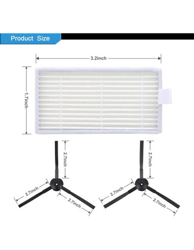 Kit de Repuesto Sytalin para Aspiradora Robótica ILIFE V3 V5