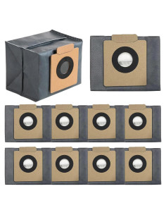 Paquete de 10 Bolsas de Polvo Hoxxu para Eufy X8 Pro Omni 2.5L