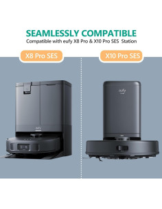 Paquete de 10 Bolsas de Polvo Hoxxu para Eufy X8 Pro Omni 2.5L 2