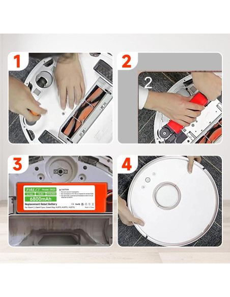 Batería de Reemplazo 14.4V Palogreen 6800mAh para Xiaomi